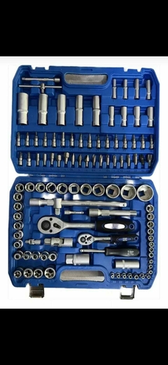 Caja Juego Set de Herramientas Tubos 108 pcs 1/2 - 1/4 Crique - comprar online