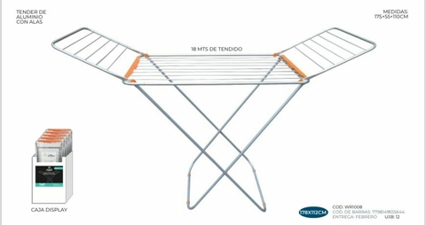 Tender con alas de aluminio