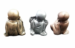 Imagen de Buda Bebe Trio Ciego Sordo Mudo Resina Deco