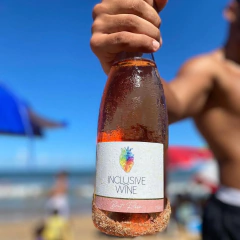 Espumante Brut Rosé - Inclusive Wine na internet