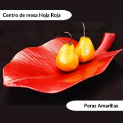 Centro de mesa Hoja Roja