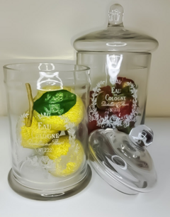 Frasco de vidrio Deco Eau de Cologne. - comprar online