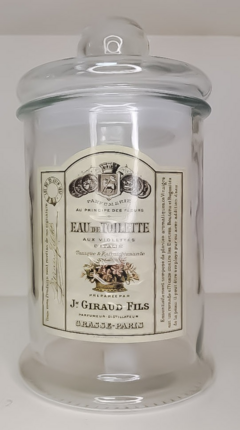 Frasco de Vidrio Deco Eau de Toilette.