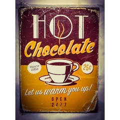 Chapa vintage Hot Chocolate