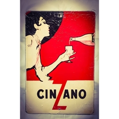 Chapa vintage Cinzano