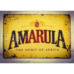 Chapa vintage Amarula