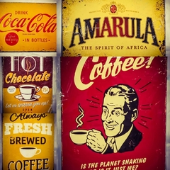 Chapa vintage Coffe - comprar online