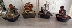 Fuente de agua troncos y hojas. - comprar online