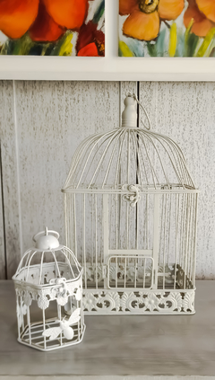 Pajarera deco hexagonal. - comprar online