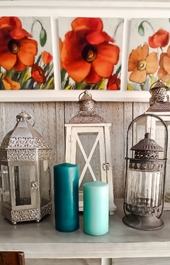 Farol porta fanal vintage. - Efecto Deco
