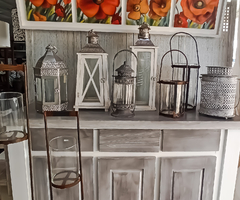 Farol porta fanal vintage. - tienda online