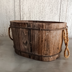 Porta macetas Madera. - tienda online