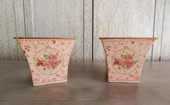 Porta macetas Rosadas. - tienda online