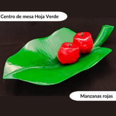 Centro de mesa Hoja Verde