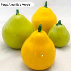 Peras Amarillas y Verdes
