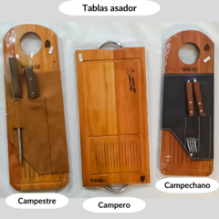 Tablas asador Campechano