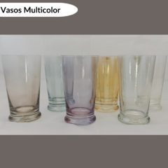 Set vasos multicolor