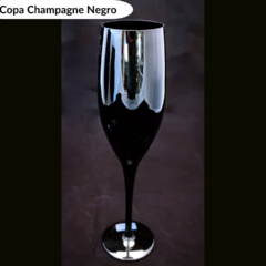 Copa Cristal Negro - Efecto Deco
