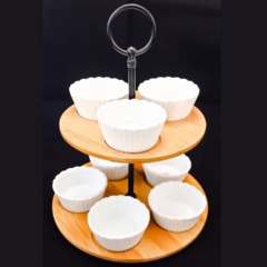 Porta cupcake 2 pisos exhibidor Chic.