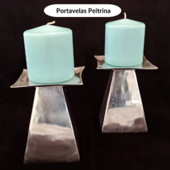 Set portavelas Peltrina.