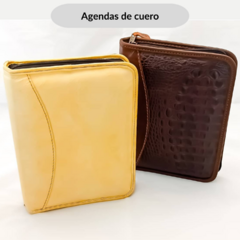 Sobre agenda Carpeta de oficio Cuero Croco. - comprar online