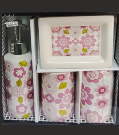 Set de baño Floral.