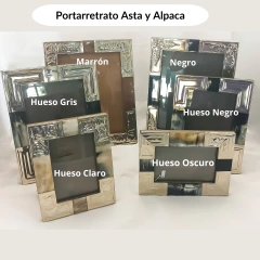 Portarretrato Asta y Alpaca - comprar online
