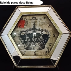 Reloj de pared deco Reina