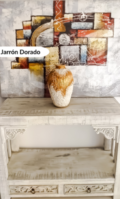 Jarrón Dorado