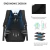 Mochila Porta Notebook USB "AOKING" SN4045 Black en internet