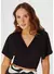 Blusa Cropped Transpassada Hering - comprar online