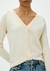 Cardigan em tricô HERING - areia - comprar online