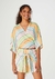 Cropped Estampada com Transpasse Hering na internet
