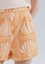 Short com Pregas Laranja Hering - loja online