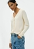 Cardigan em tricô HERING - areia - LD MULTIMARCAS