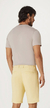 Bermuda Básica HERING Masculina Chino Em Sarja - Amarelo - comprar online