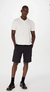 Bermuda Básica HERING Masculina Chino Em Sarja - Preta