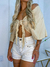 Blusa Cropped Transpassada Hering - LD MULTIMARCAS