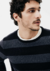 Blusão HERING Básico Masculino Listrado Em Tricô - - comprar online