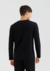 Camiseta Básica HERING Masculina Manga Longa Regular World - Preto - comprar online