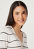 Cardigan básico feminino decote v em tricô fio tinto - comprar online