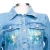 Chaqueta Clasica Corta con diseño de Cayenas rosada, moradas y blanca - tienda online