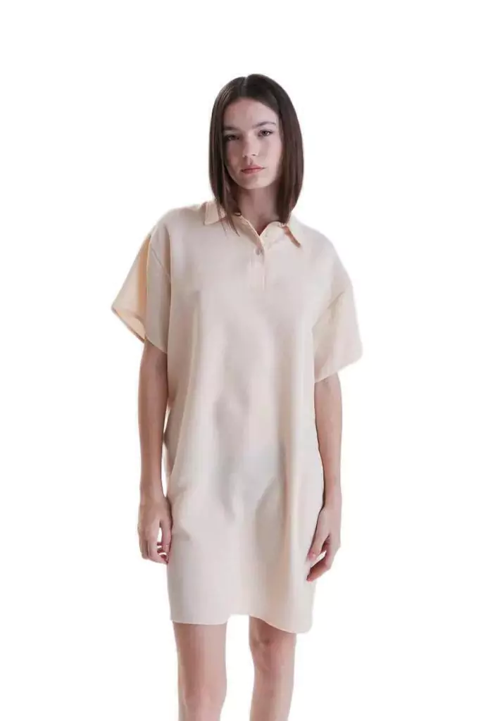 Cher Mix Vestido Ramon Beige
