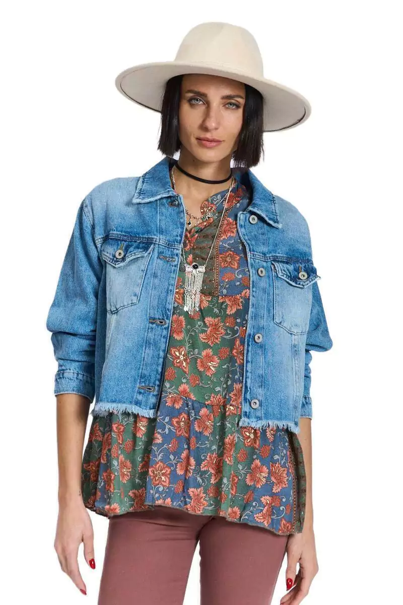 Campera de jean Logan,Santa Bohemia