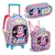 Kit Mochila rodinha Unicórnio