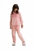 Pijama de Inverno Infantil Feminino em Fleece - Lovely Rosa - Multi Mimos