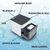 Mini Ar Condicionado Portátil Arctic Air Cooler Umidificador Climatizador Luz L - varymart