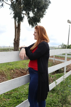 CARDIGAN ALONGADO CANELADO PETTENATI - comprar online