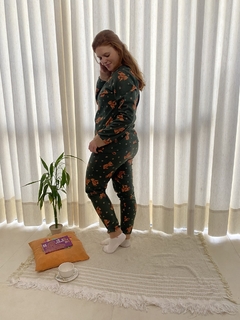 Pijama Soft Feminino - Urso Verde - comprar online