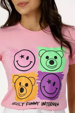 T-SHIRT SELECT FUNNY INTERVIEW - COR ROSA BEBE na internet